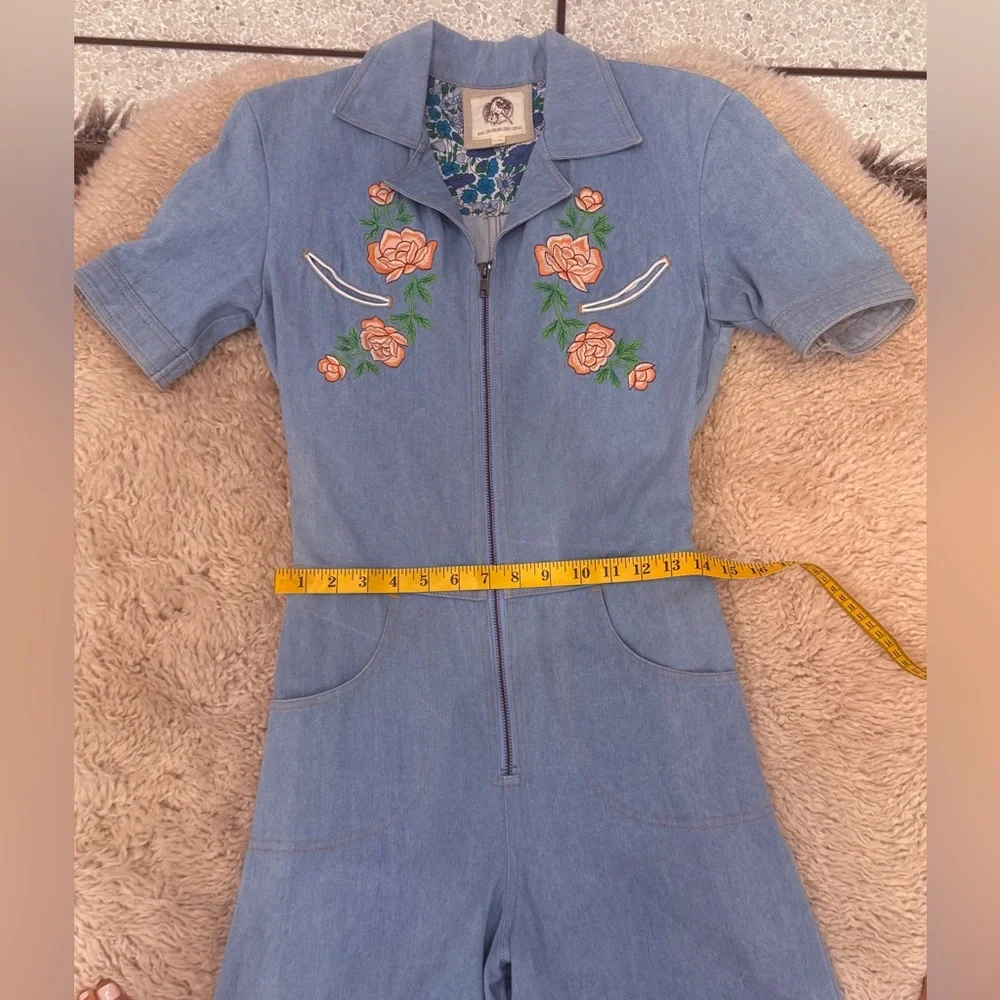 Chasing Unicorns Denim Jumpsuit - Picture 7 of 13